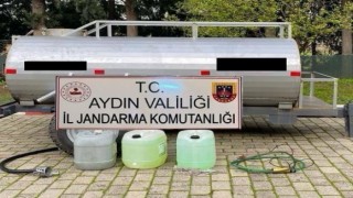 Germencikte kaçak akaryakıt ele geçirildi