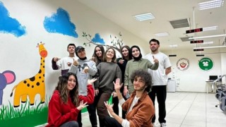 GHTK, Eskişehir Şehir Hastanesi Çocuk Kan Alma biriminin duvarlarını süsledi