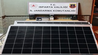 Güneş paneli hırsızı yakalandı