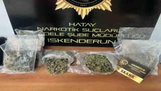 Hatayda 9 kilo 300 gram skank ele geçirildi