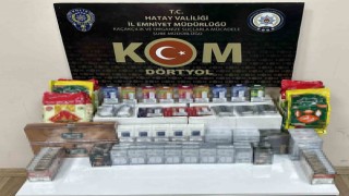 Hatayda kaçak tütün ve makaron operasyonu
