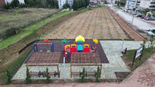 Hatıra ormanına park ve yürüyüş yolu