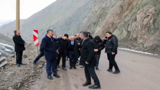 Heyelan bölgesine tünel çalışmaları devam ediyor