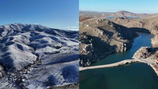 İki fotoğraf da aynı gün çekildi: Bir tarafta kuraklık, diğer tarafta kar