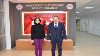 İl Sağlık Müdürü Şenkul, Sökedeki hastanede incelemelerde bulundu