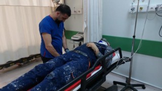 İnşaattan düşen işçi hastanelik oldu