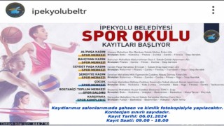 İpekyolu Belediyesinin yeni dönem spor okulu kayıtları başlıyor