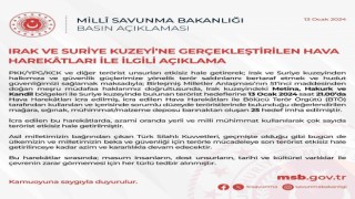 Irak ve Suriyenin kuzeyine hava harekatı: 25 hedef imha edildi