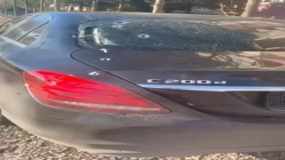 İş adamının otomobiline kurşun yağdırdılar