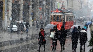 İstanbul'da Kar ve Fırtına Alarmı