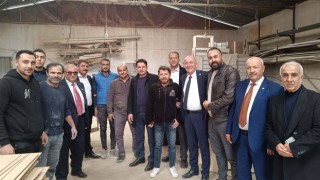 İYİ Parti Osmaniye Belediye Başkan Adayı Koca, sanayi esnafıyla buluştu