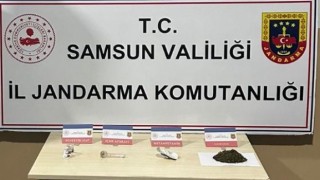 Jandarma bir evde uyuşturucu ele geçirdi