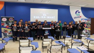 Jandarma ekiplerinden işçilere eğitim