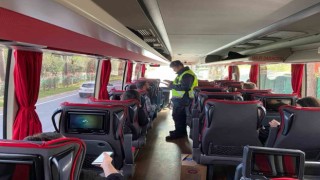 Jandarmadan şehirlerarası otobüslere denetim