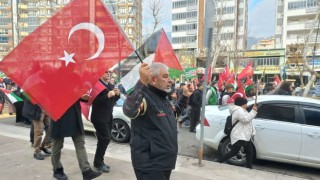 Kahramanmaraşta şehitler ve Gazze için yürüyüş