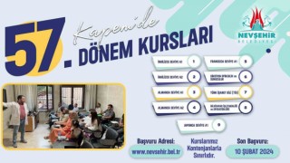 Kapemde 57. dönem kursları için kayıtlar başladı