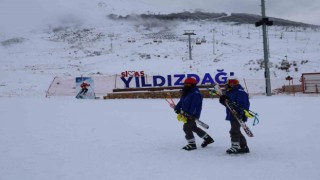 Kar ve kayak severler Yıldızdağına akın etti