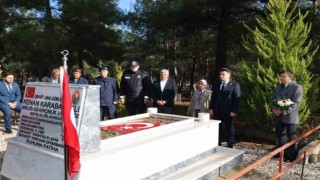 Karacasulu şehit Karabacaklı mezarı başında anıldı