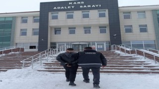 Karsta 12 cezası olan 1 kişi yakalandı
