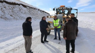 Karsta 4 köy yolu ulaşıma kapalı