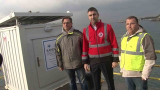 Kartalda denize gözlem istasyonu kuruldu