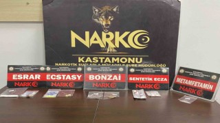 Kastamonuda uyuşturucuyla yakalanan