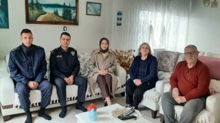 Kaymakam Çanakçıoğlundan gazilere ziyaret