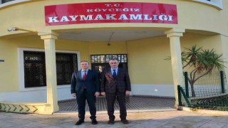 Kaymakam Ertaş, Köyceğiz Kaymakamı Maslak ile buluştu