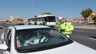 Kayseride aralık ayında bin 319 araç trafikten men edildi