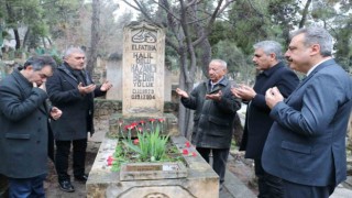 Kazancı Bedih kabri başında dualarla anıldı