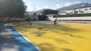 Kemer Belediyesinden okullara bakım