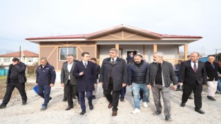 Kırsal afet konutları Düzcede yükseliyor
