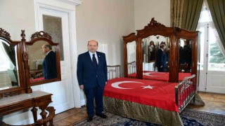 KKTC Cumhurbaşkanı Tatar, Atatürk Köşkünü ziyaret etti