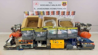 Kocaelide gümrük kaçağı 48 bin dolu ve boş makaron ele geçirildi