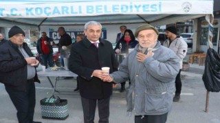 Koçarlı Belediyesinin çorba ikramı vatandaşları ısıttı