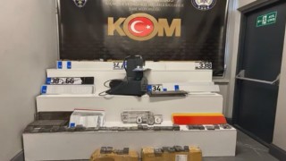 KOM ekiplerinden ‘sahte plaka imalathanesine operasyon: 1 gözaltı
