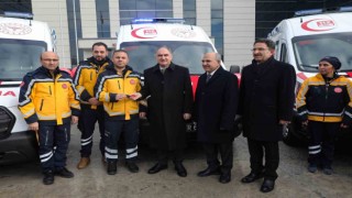 Konyada 112 Acil Servis filosuna 7 ambulans daha katıldı