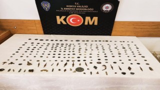 Konyada tarihi eser kaçakçılarına operasyon: 3 gözaltı