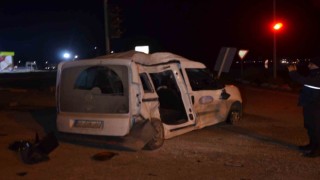 Konyada tır ile hafif ticari araç çarpıştı: 1 yaralı