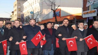 Körfez şehitler için tek yürek oldu