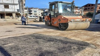 Körfezde bozuk yollara müdahale