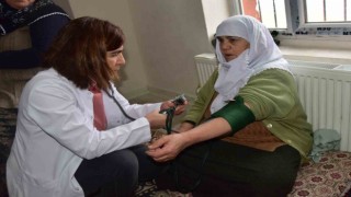 Köy köy dolaşarak sağlık taraması yapıyorlar