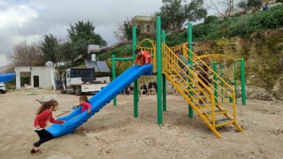 Çocuklar istedi başkan yerine getirdi