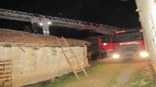 Kütahyada ahşap ev yangını: 1 yaralı