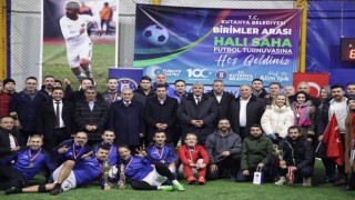 Kütahyada Birimler Arası Halı Saha Futbol Turnuvası düzenlendi