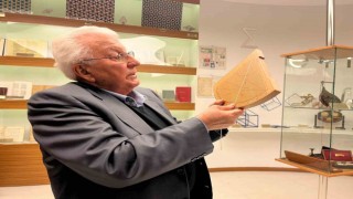 Latin harfleriyle yapılan ilk rubu tahtası Eskişehirde sergileniyor