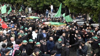 Lübnanda öldürülen Hamas Siyasi Büro Başkan Yardımcısı El Aruri toprağa verildi