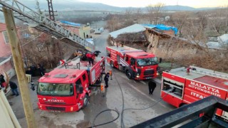 Malatyada ev yangını
