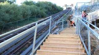 Manavgat Türkbeleni mesire alanına merdiven yapımı