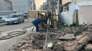 Manisa trafiğini rahatlatacak cider yolunda altyapı çalışmaları sürüyor